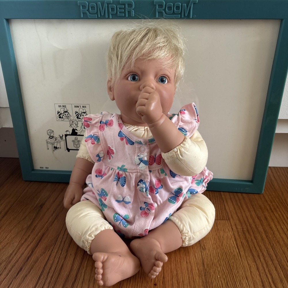 Vintage 1999 Lee Middleton "Treasured Child" Realistic Baby Doll – Excellent